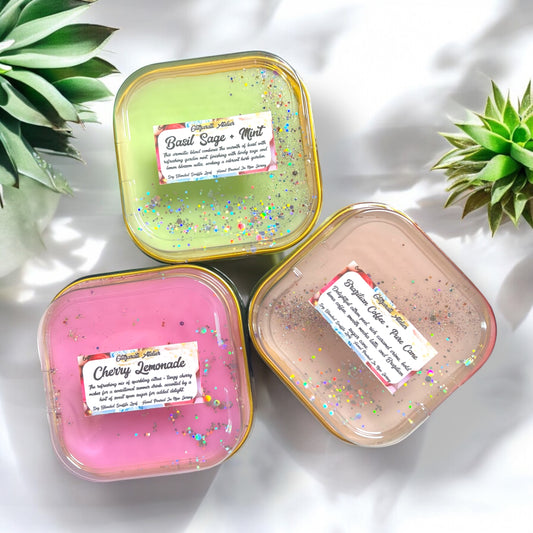 6oz Mini Wickless Wax Loaf | ParaSoy Blend | Glitzarati Atelier