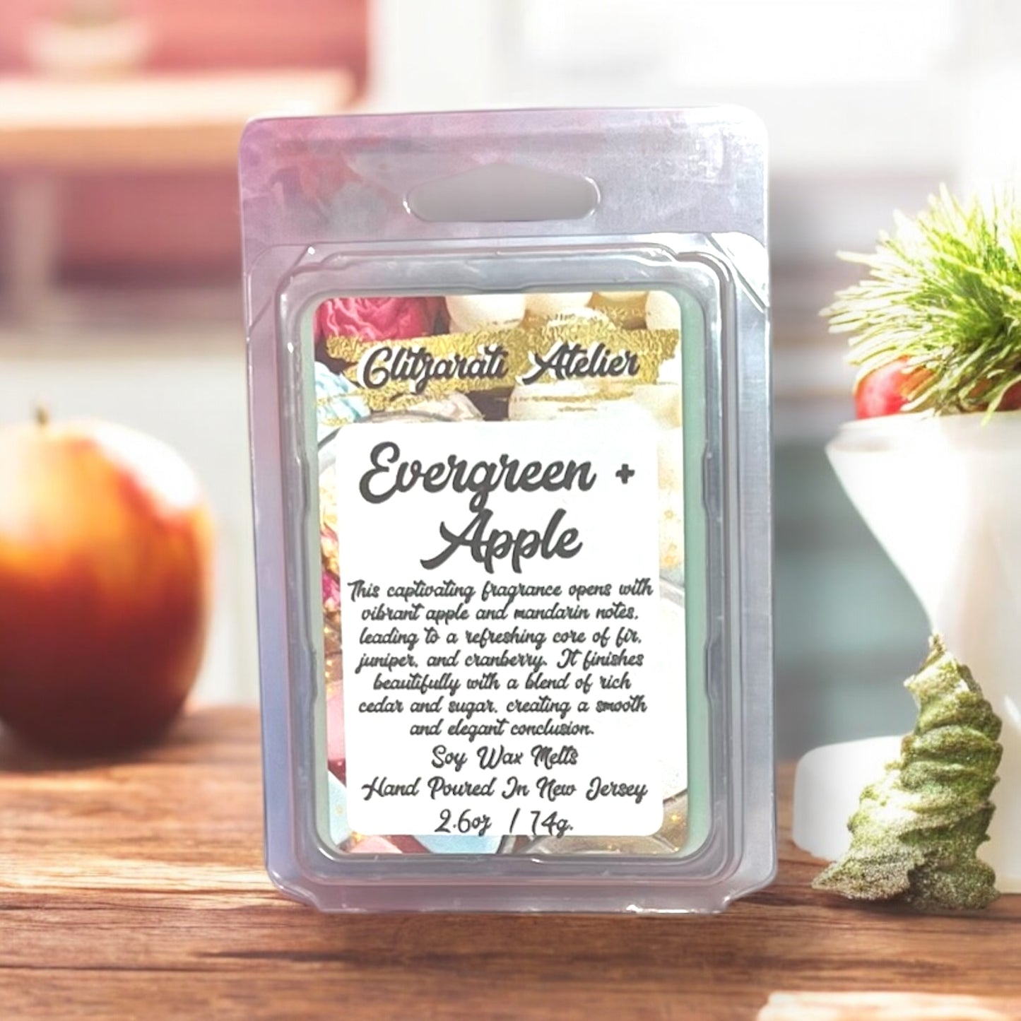 Glitzarati Atelier Maximum Scented Soy Wax Cube Melts - 2.6oz Clamshell