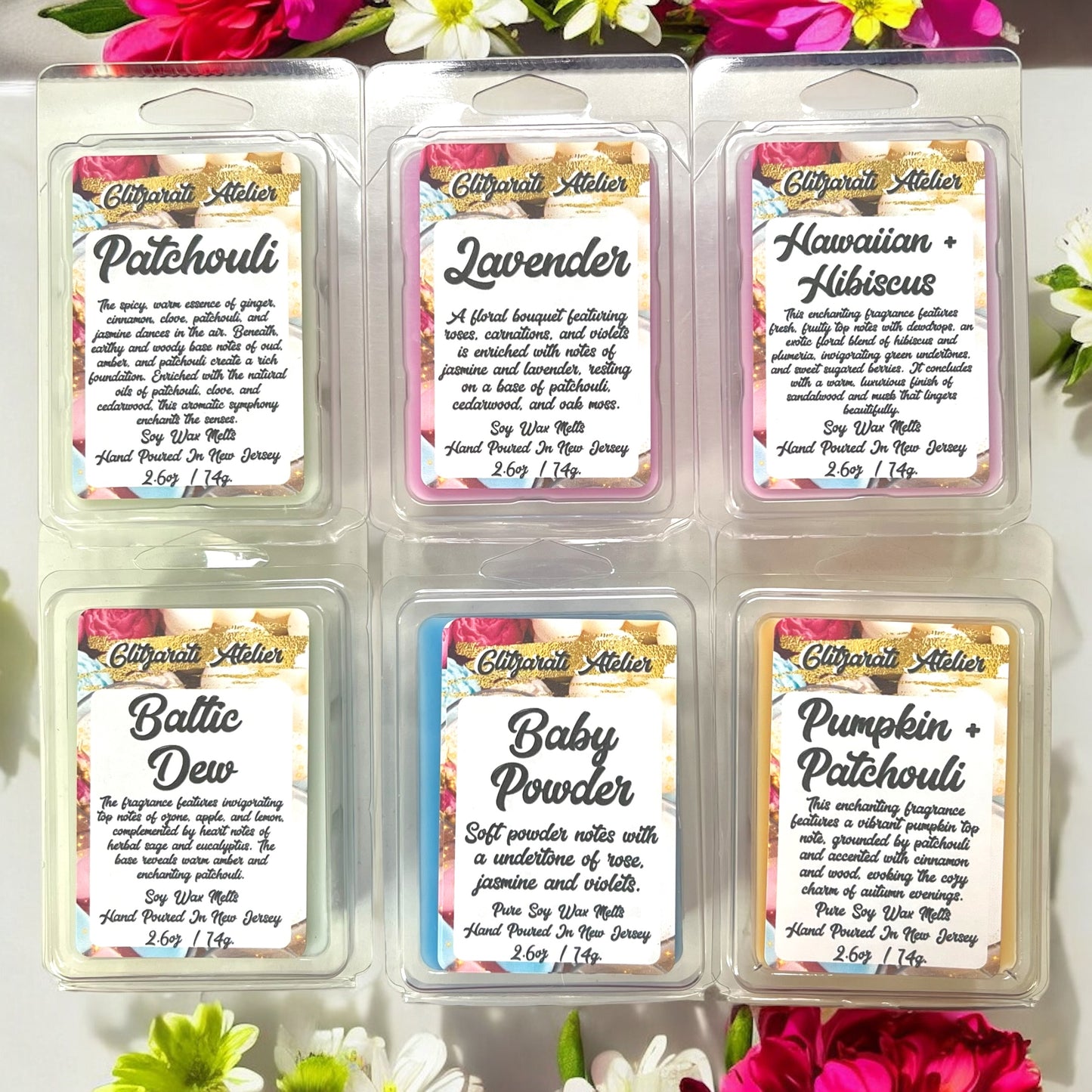 Glitzarati Atelier Maximum Scented Soy Wax Cube Melts - 2.6oz Clamshell
