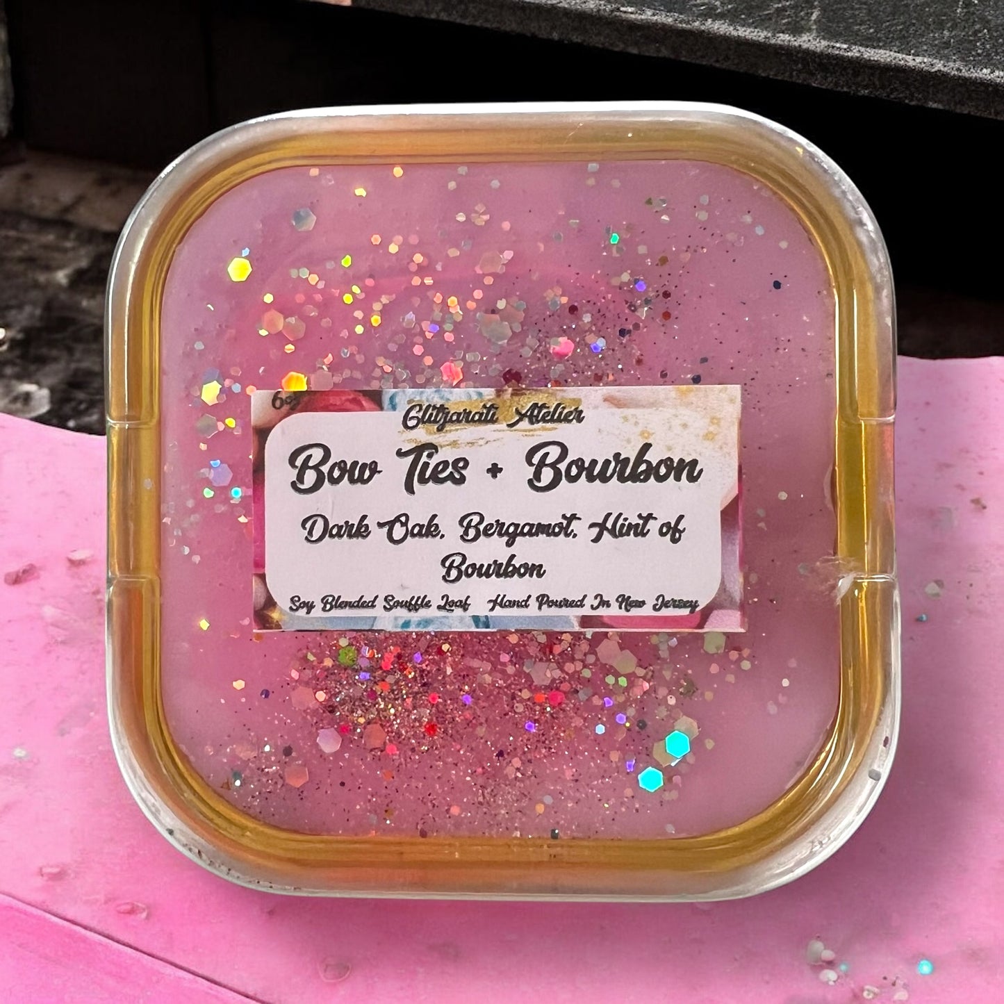 6oz Mini Wickless Wax Loaf | ParaSoy Blend | Glitzarati Atelier