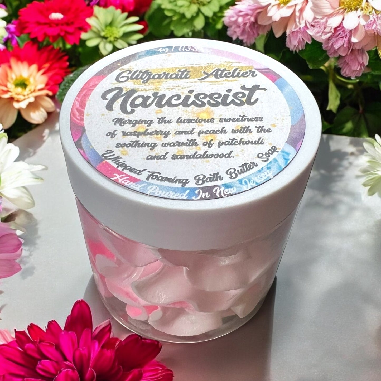 Glitzarati Atelier Narcissist Whipped Foaming Bath Butter Soap