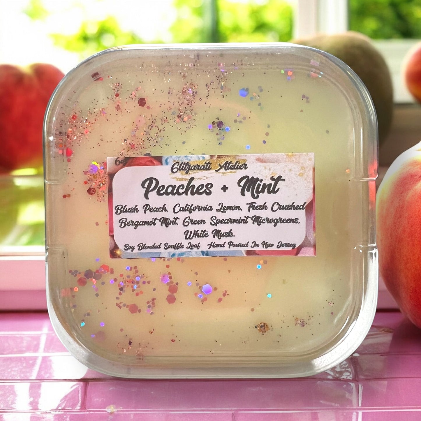 6oz Mini Wickless Wax Loaf | ParaSoy Blend | Glitzarati Atelier