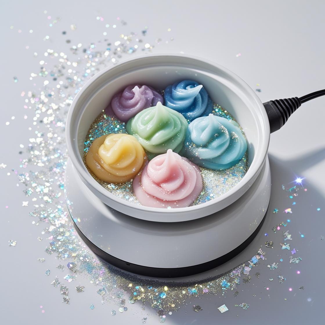 Solar Reign WhipWax™ – Citrus Zest, Golden Amber & Creamy Sandalwood • 3.5 oz Squeeze Wax Melt | Glitzarati Atelier