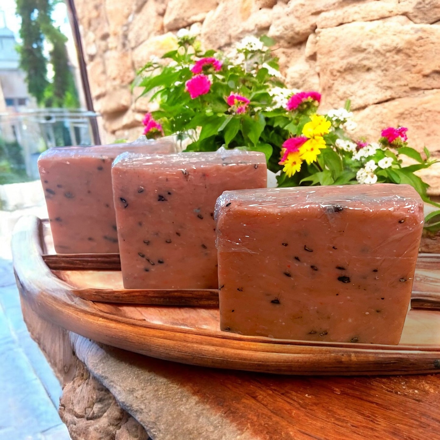 Summer Quench Soap Bar – Watermelon Lemonade with Aloe & Oats | Cold Process Vegan Skincare | Glitzarati Atelier