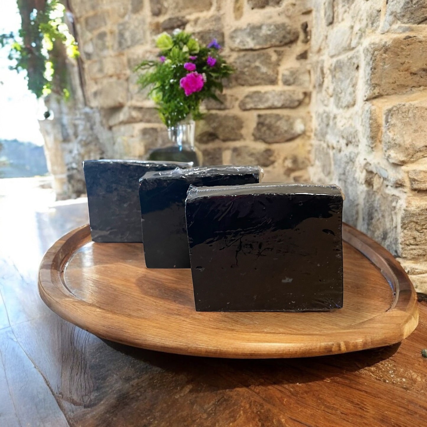Charcoal Detox Soap Bar – Fragrance-Free Cold Process Cleanser | Unscented Vegan Skincare | Glitzarati Atelier