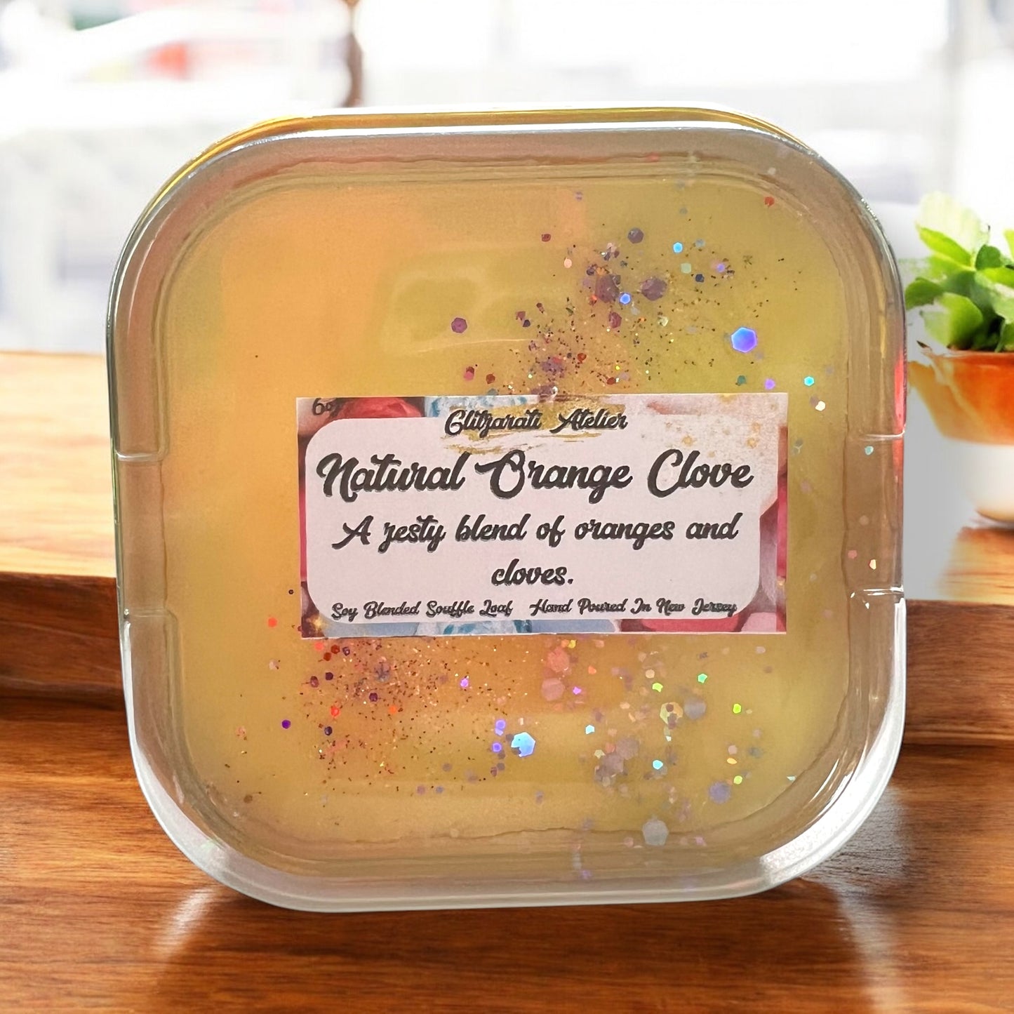 6oz Mini Wickless Wax Loaf | ParaSoy Blend | Glitzarati Atelier