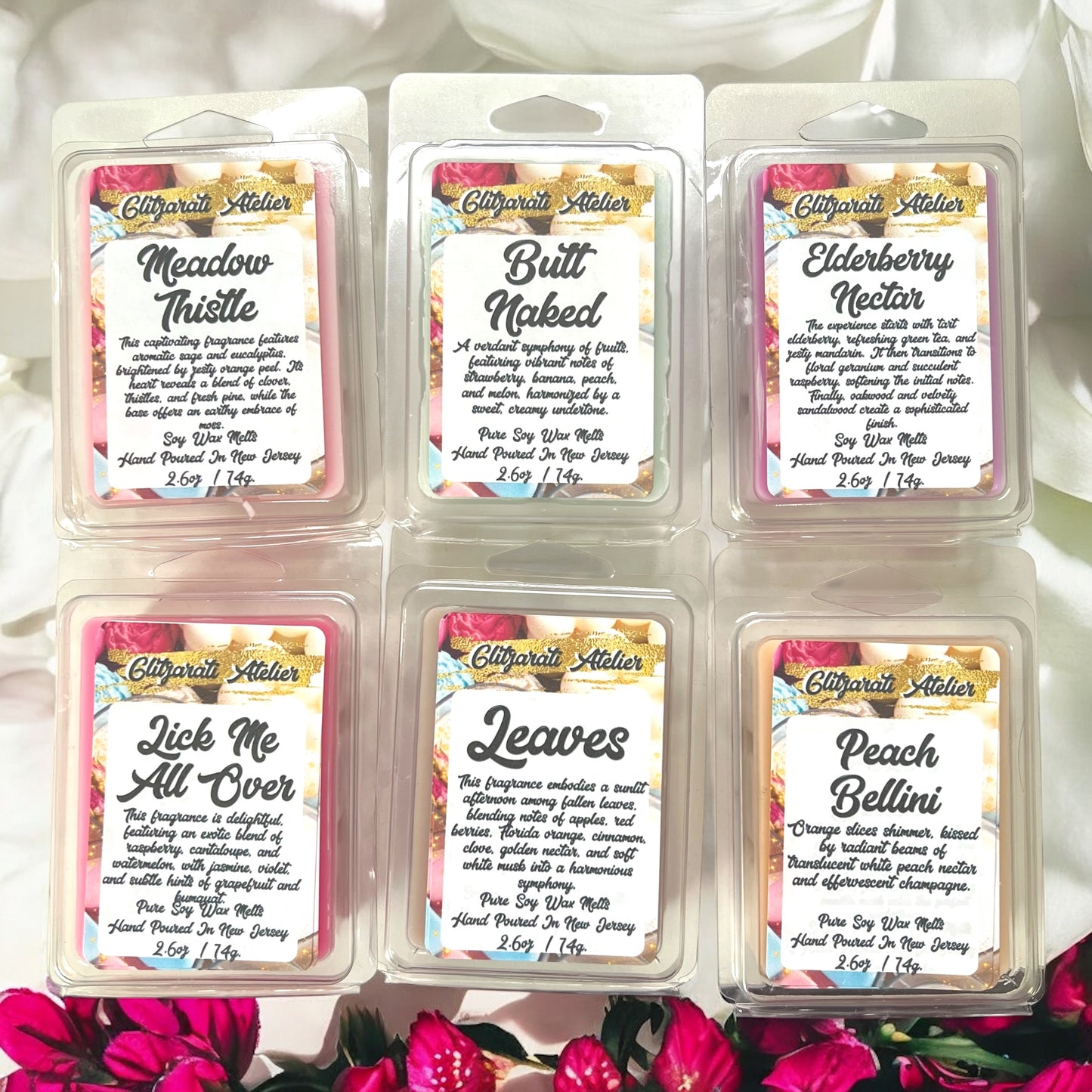 Glitzarati Atelier Maximum Scented Soy Wax Cube Melts - 2.6oz Clamshell