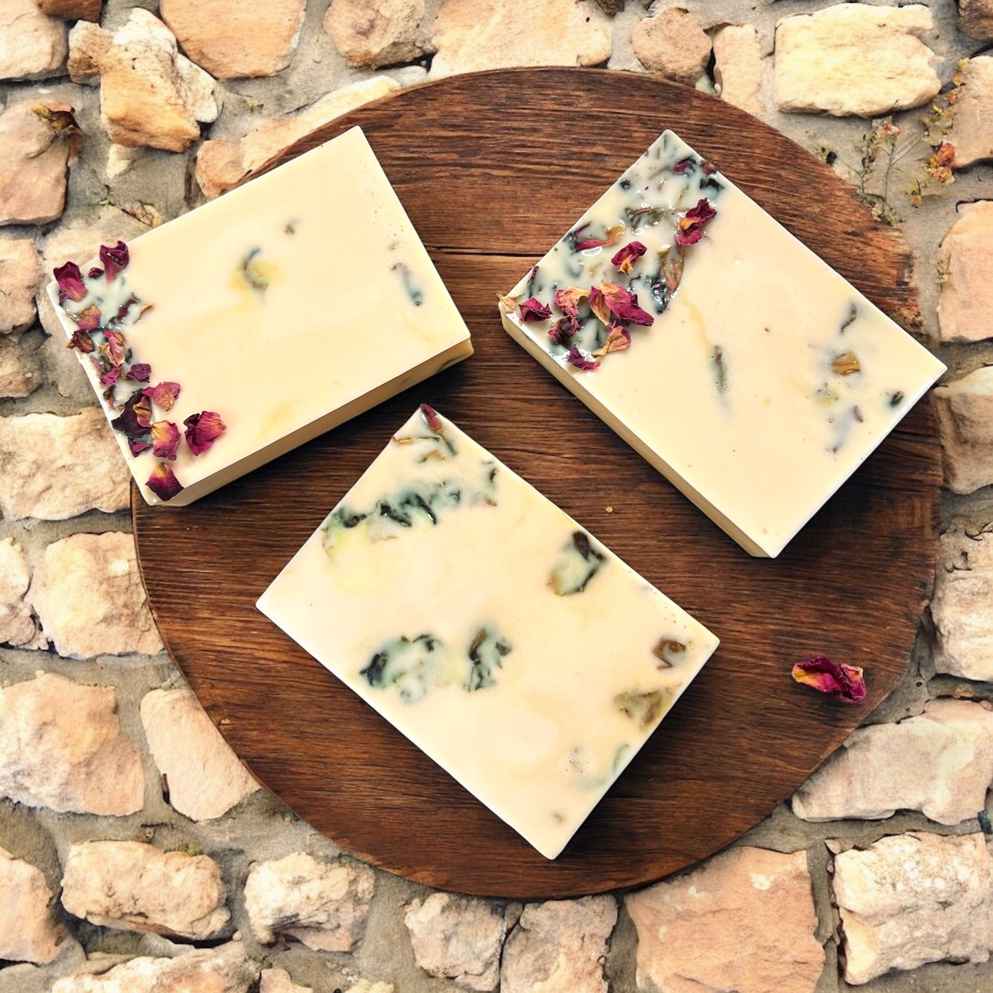 Glitzarati Atelier Goat Milk Lait De Rose + Oud 4 oz Soap Bar