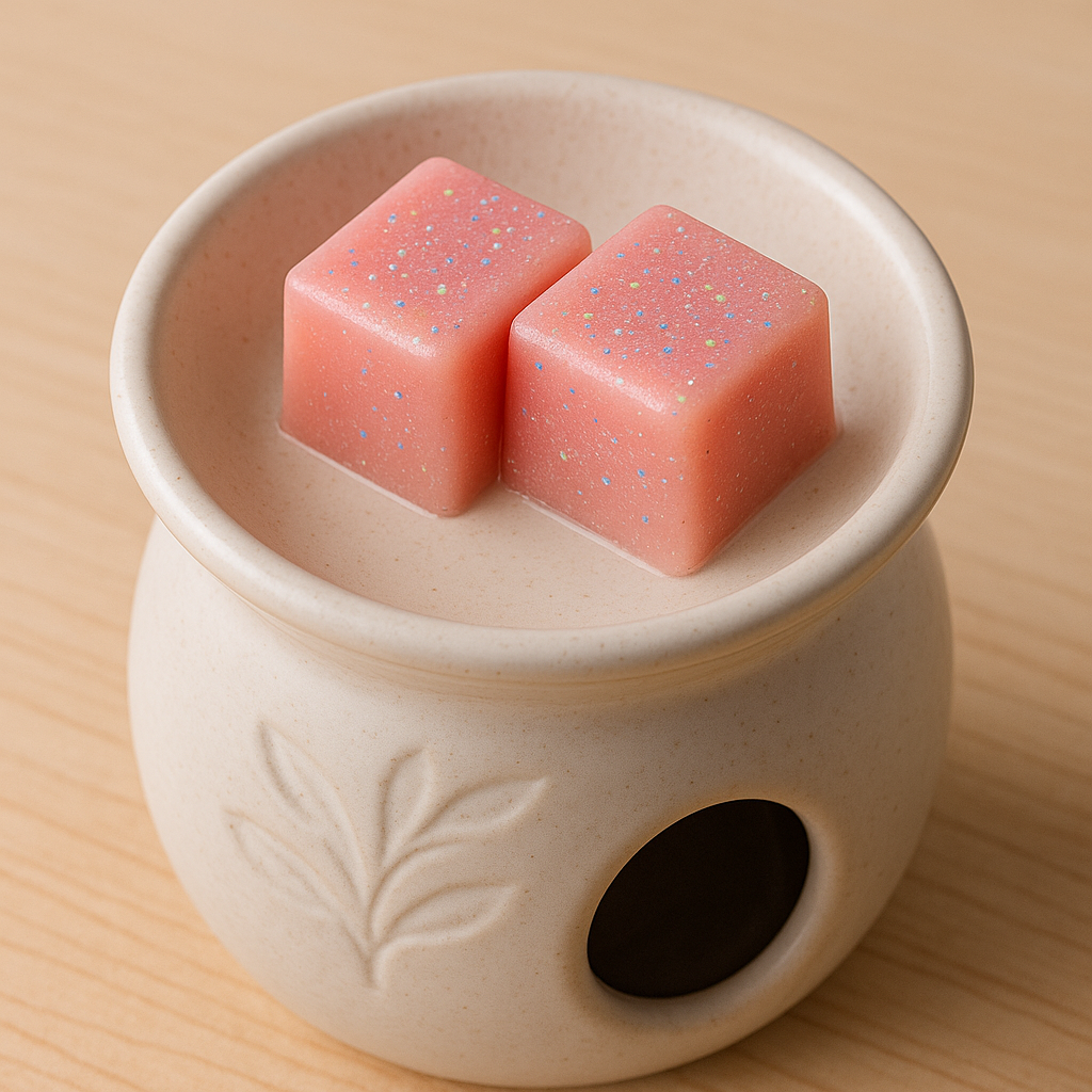 Sandalwood Rose Reign Luxe Iridescent Wax Melts – Rose & Creamy Sandalwood • 2.8 oz | Glitzarati Atelier