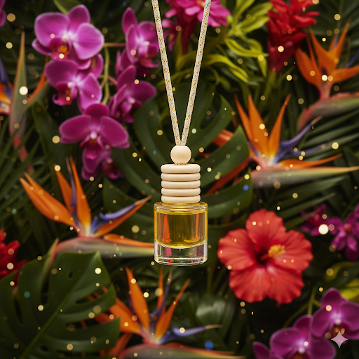 معطر ناشر زيت السيارة المعلق برائحة النرجسي