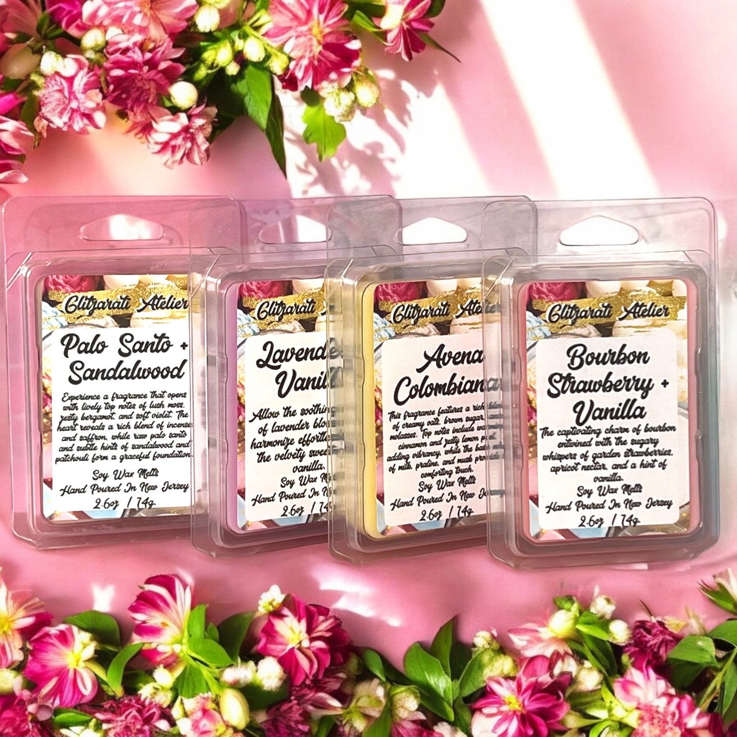Glitzarati Atelier Maximum Scented Soy Wax Cube Melts - 2.6oz Clamshell