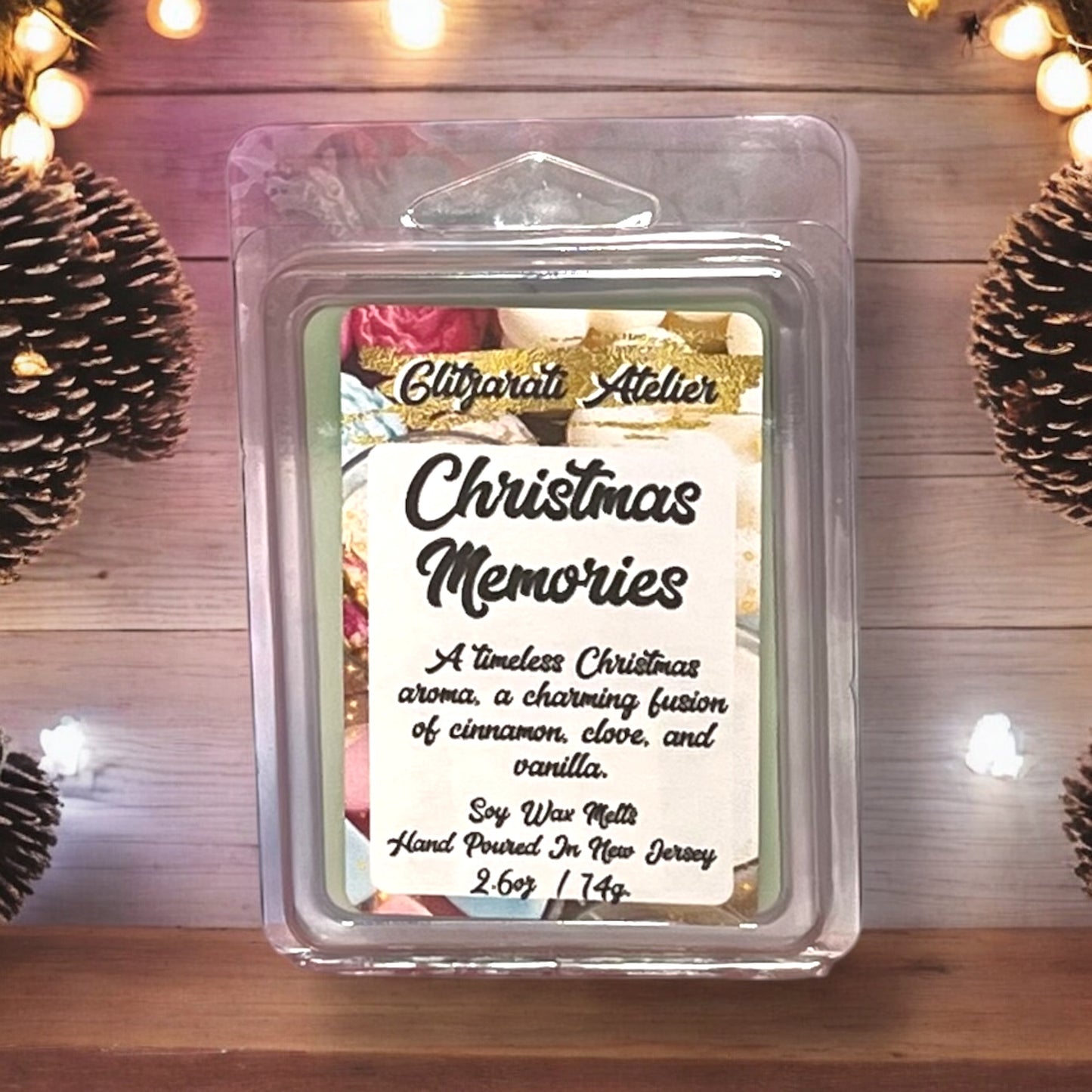 Glitzarati Atelier Maximum Scented Soy Wax Cube Melts - 2.6oz Clamshell