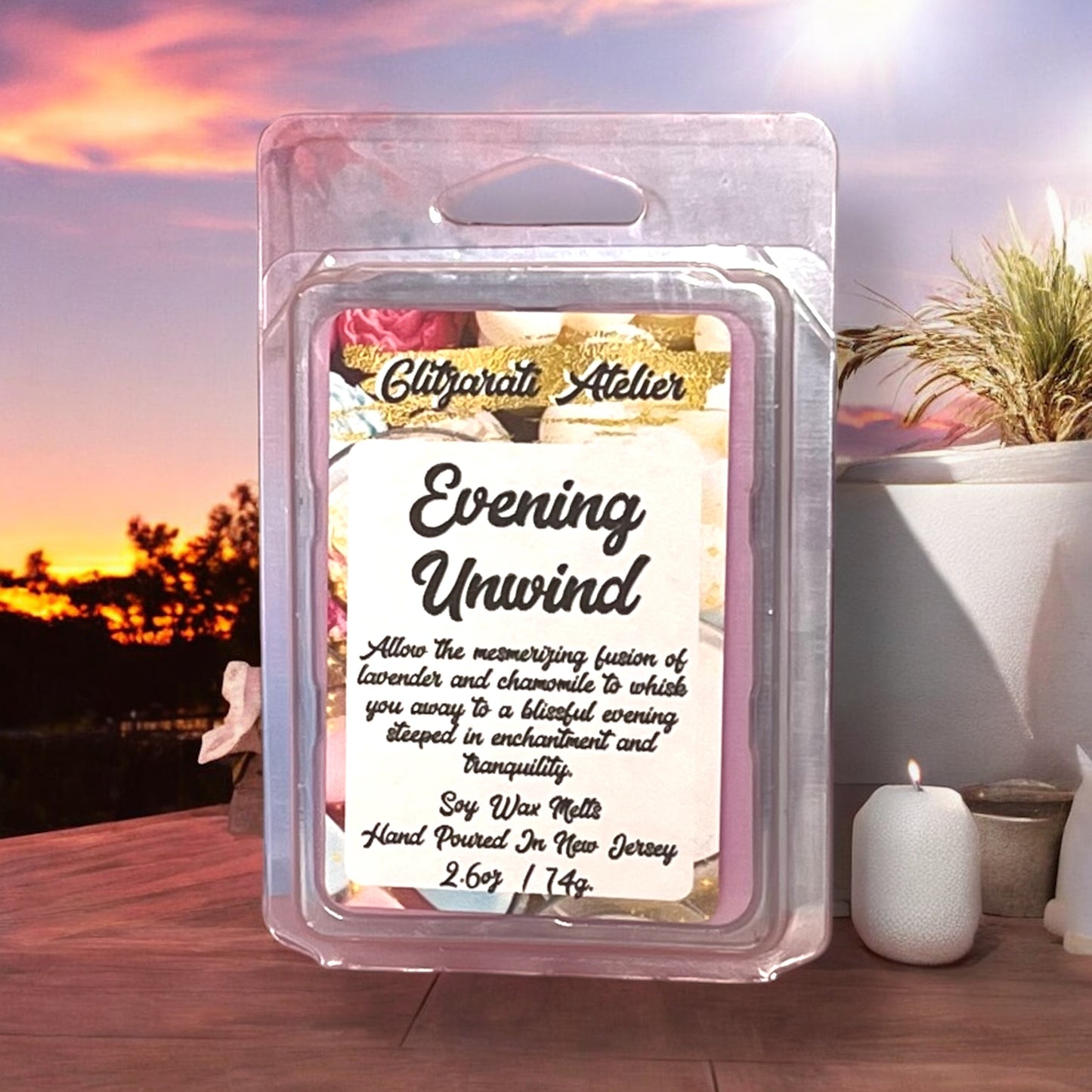 Glitzarati Atelier Maximum Scented Soy Wax Cube Melts - 2.6oz Clamshell