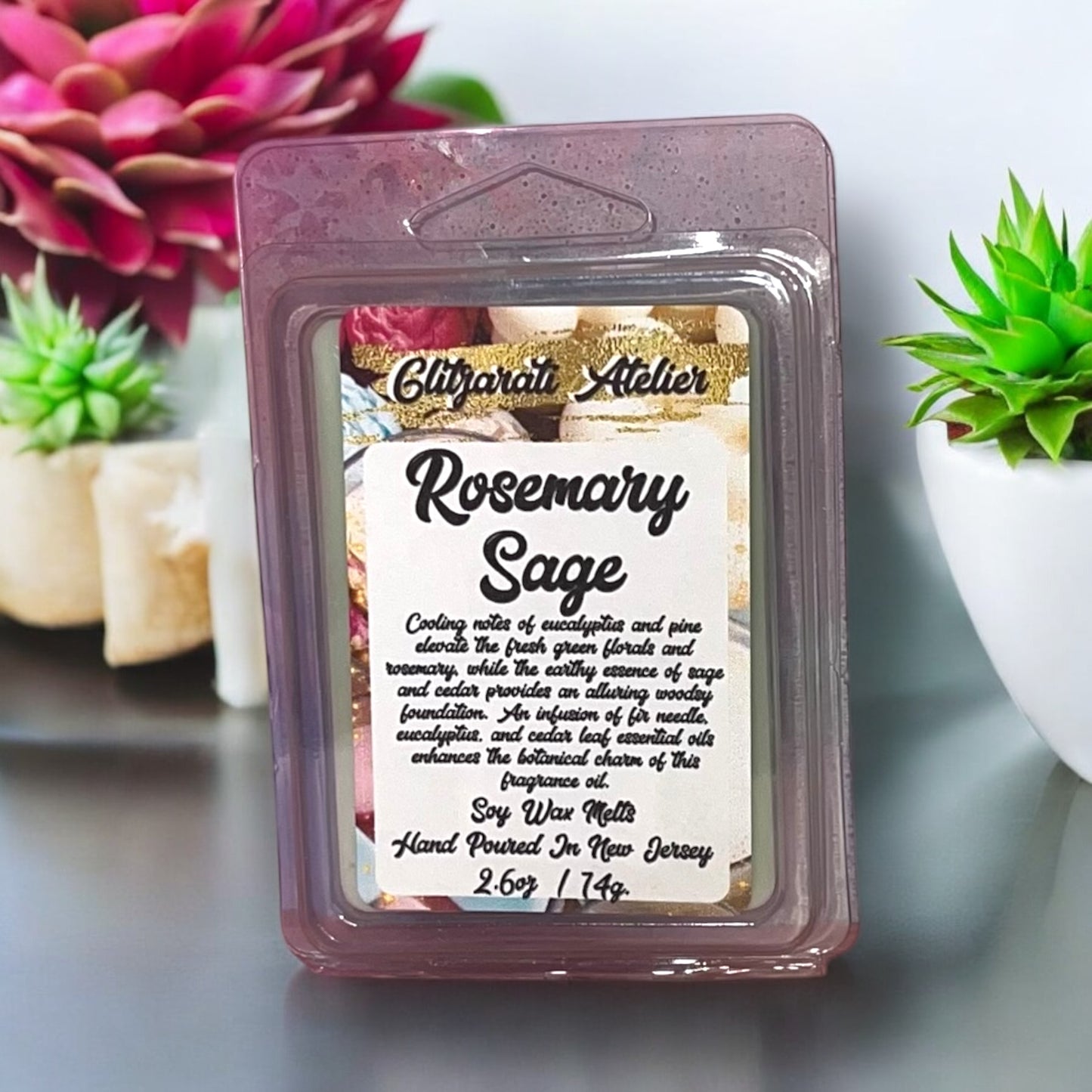 Glitzarati Atelier Maximum Scented Soy Wax Cube Melts - 2.6oz Clamshell