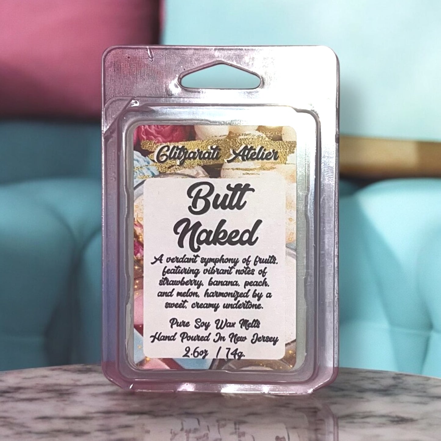 Glitzarati Atelier Maximum Scented Soy Wax Cube Melts - 2.6oz Clamshell