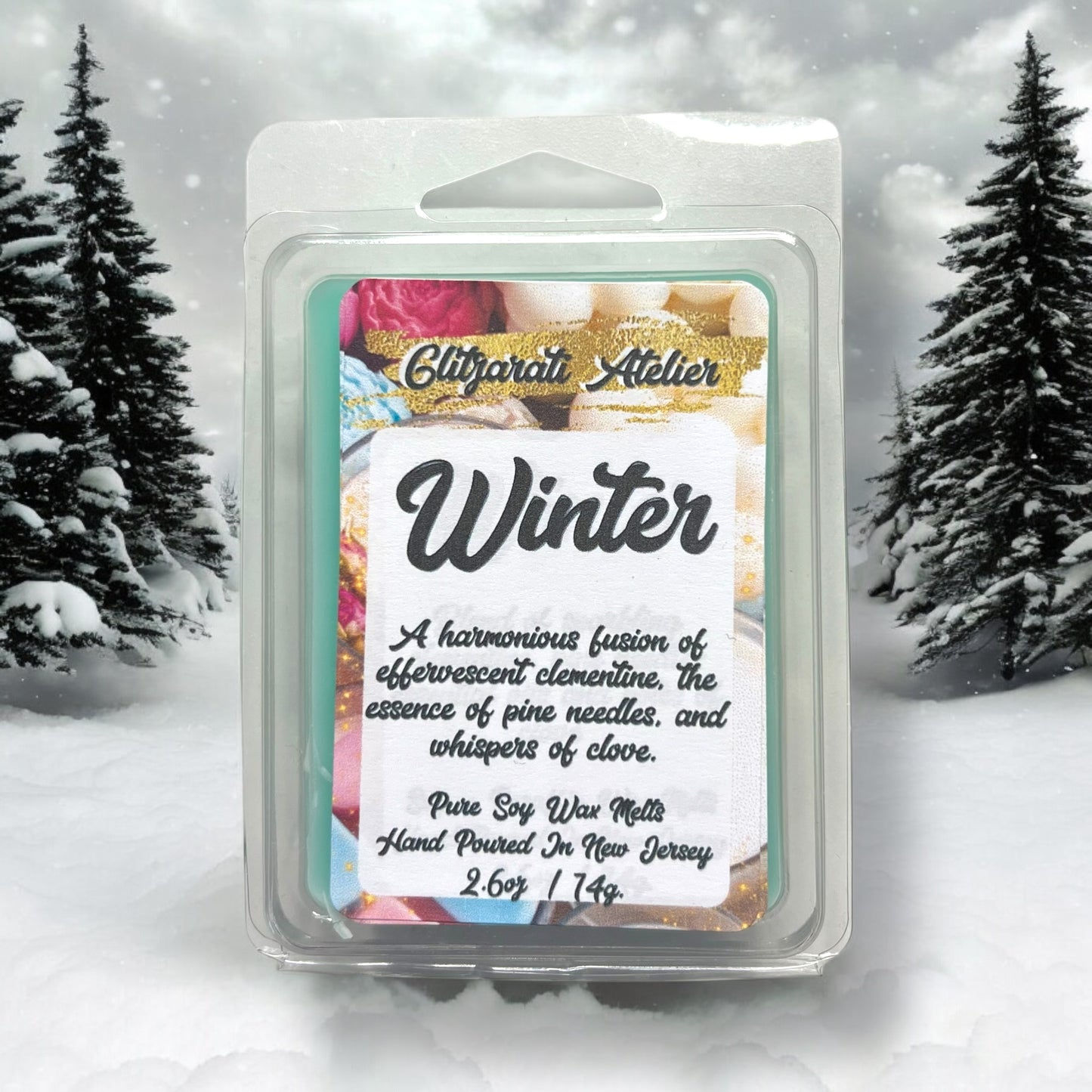 Glitzarati Atelier Maximum Scented Soy Wax Cube Melts - 2.6oz Clamshell