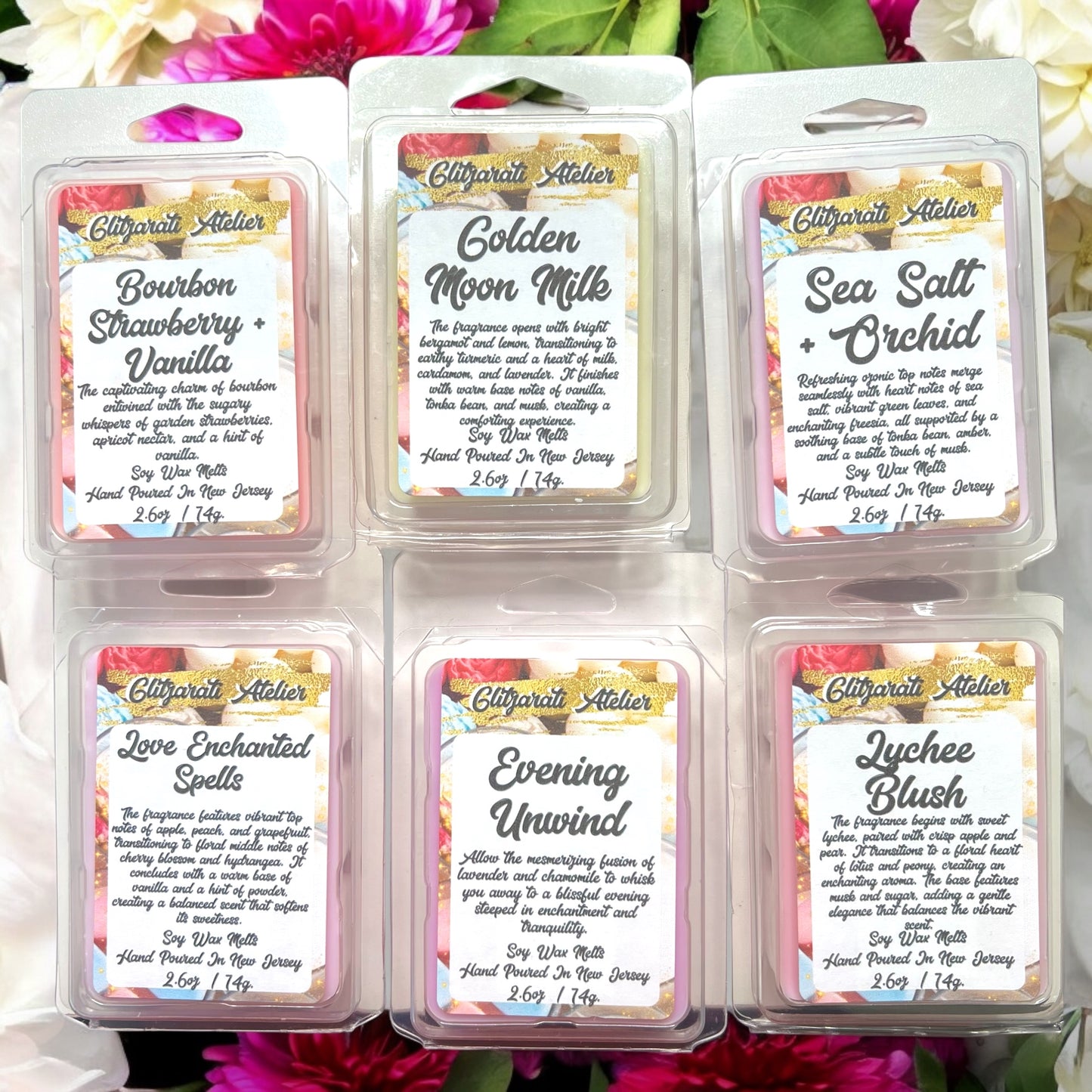 Glitzarati Atelier Maximum Scented Soy Wax Cube Melts - 2.6oz Clamshell
