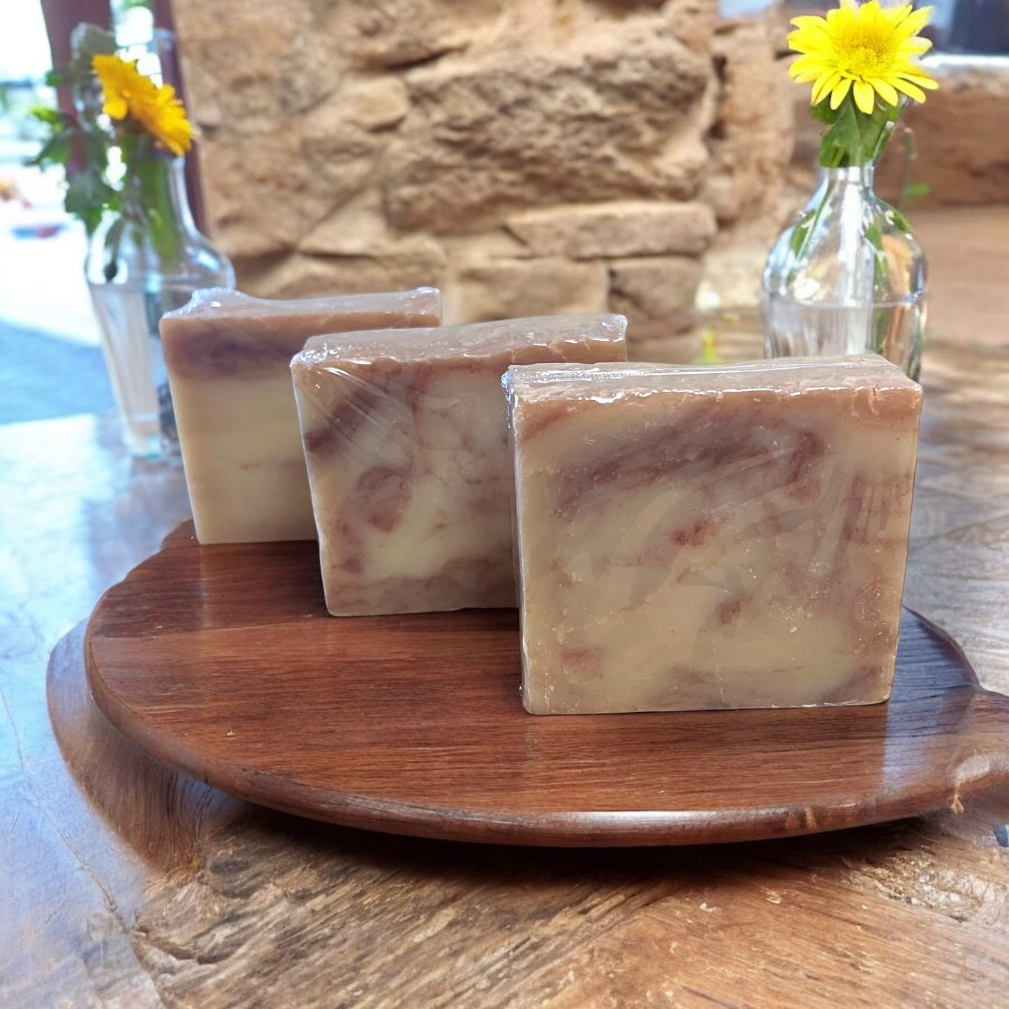 Citrus Cedar Sage Soap Bar – Lemongrass & Clary Sage | Exfoliating Cold Process Vegan Skincare | Glitzarati Atelier