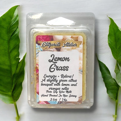 Handmade Pure Soy + Soy Blend Maximum Scented Wax Cube Melts 2.6 Oz Clamshells