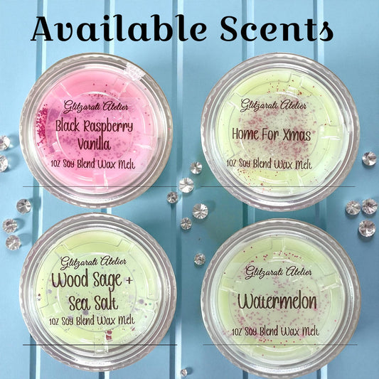 1 oz Wickless Wax Loaf Melt | ParaSoy Blend Wax Melt Sample | Glitzarati Atelier