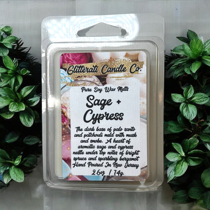 Handmade Pure Soy + Soy Blend Maximum Scented Wax Cube Melts 2.6 Oz Clamshells