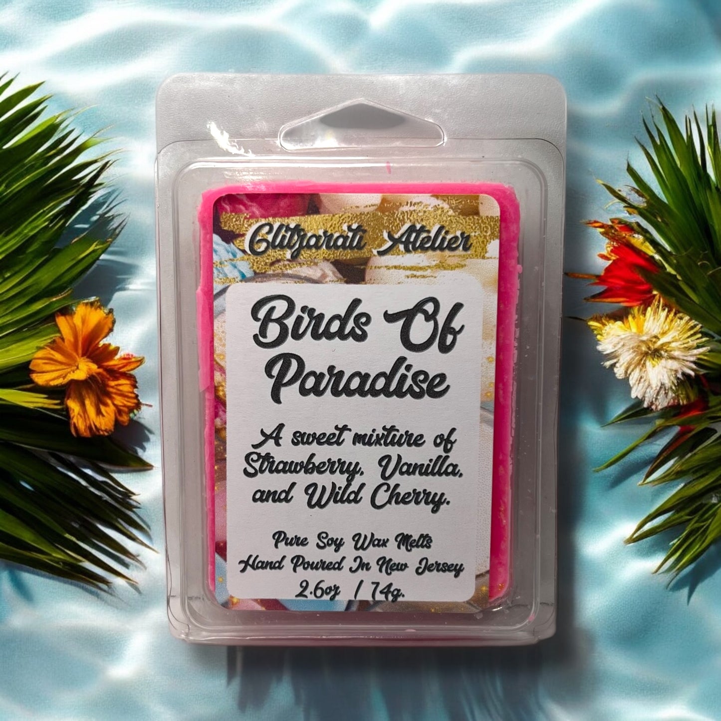 Handmade Pure Soy + Soy Blend Maximum Scented Wax Cube Melts 2.6 Oz Clamshells