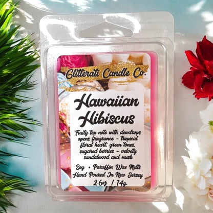 Handmade Pure Soy + Soy Blend Maximum Scented Wax Cube Melts 2.6 Oz Clamshells