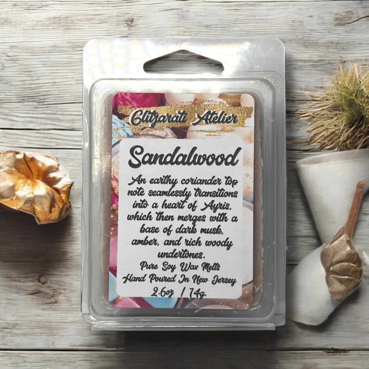 Handmade Pure Soy + Soy Blend Maximum Scented Wax Cube Melts 2.6 Oz Clamshells