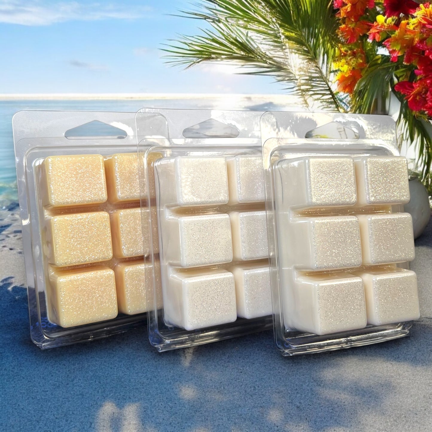 Handmade Pure Soy + Soy Blend Maximum Scented Wax Cube Melts 2.6 Oz Clamshells