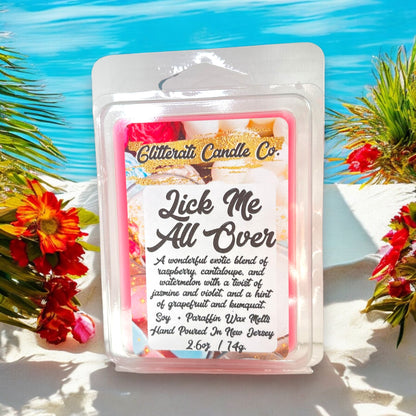 Handmade Pure Soy + Soy Blend Maximum Scented Wax Cube Melts 2.6 Oz Clamshells