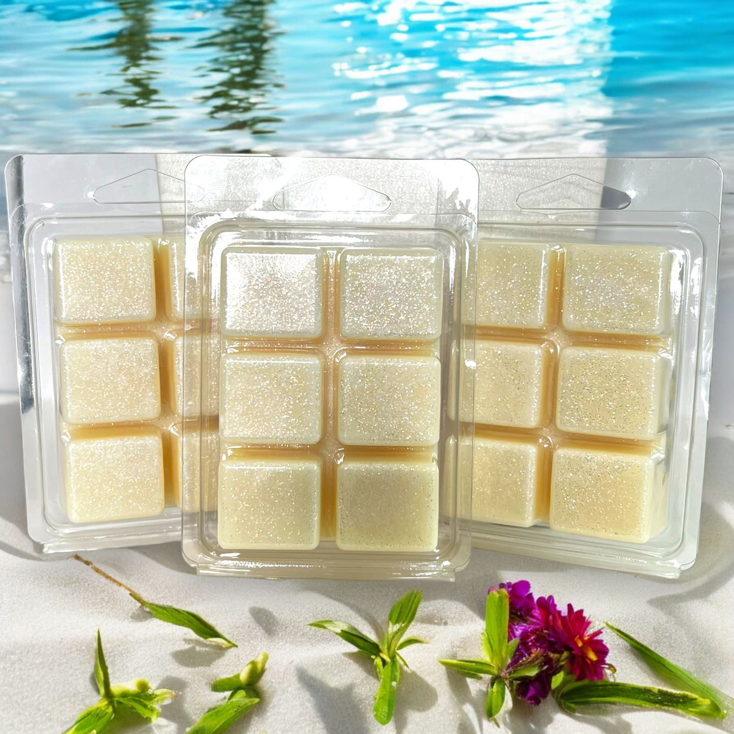 Handmade Pure Soy + Soy Blend Maximum Scented Wax Cube Melts 2.6 Oz Clamshells