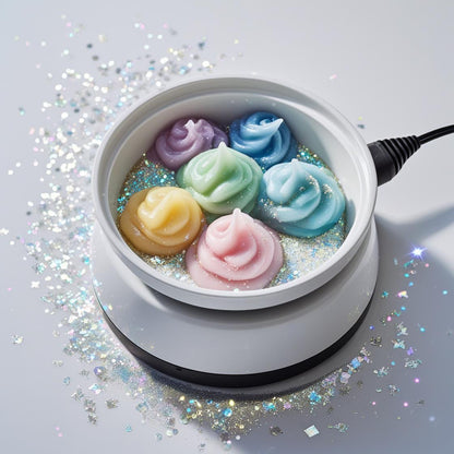 Solar Reign WhipWax™ – Citrus Zest, Golden Amber & Creamy Sandalwood • 3.5 oz Squeeze Wax Melt | Glitzarati Atelier