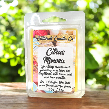 Handmade Pure Soy + Soy Blend Maximum Scented Wax Cube Melts 2.6 Oz Clamshells