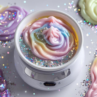 Solar Reign WhipWax™ – Citrus Zest, Golden Amber & Creamy Sandalwood • 3.5 oz Squeeze Wax Melt | Glitzarati Atelier