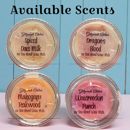 1 oz Wickless Wax Loaf Melt | ParaSoy Blend Wax Melt Sample | Glitzarati Atelier