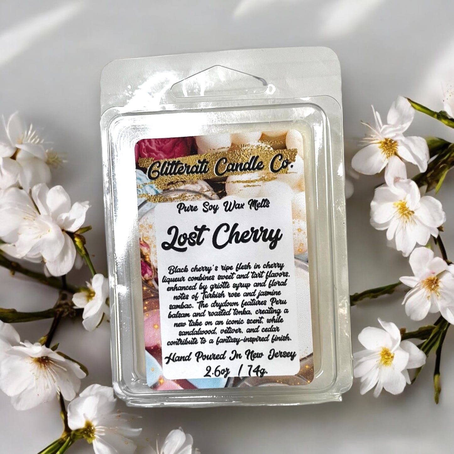 Handmade Pure Soy + Soy Blend Maximum Scented Wax Cube Melts 2.6 Oz Clamshells