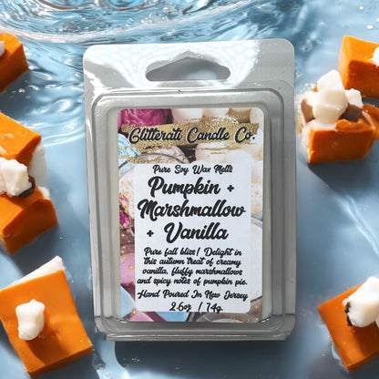 Handmade Pure Soy + Soy Blend Maximum Scented Wax Cube Melts 2.6 Oz Clamshells