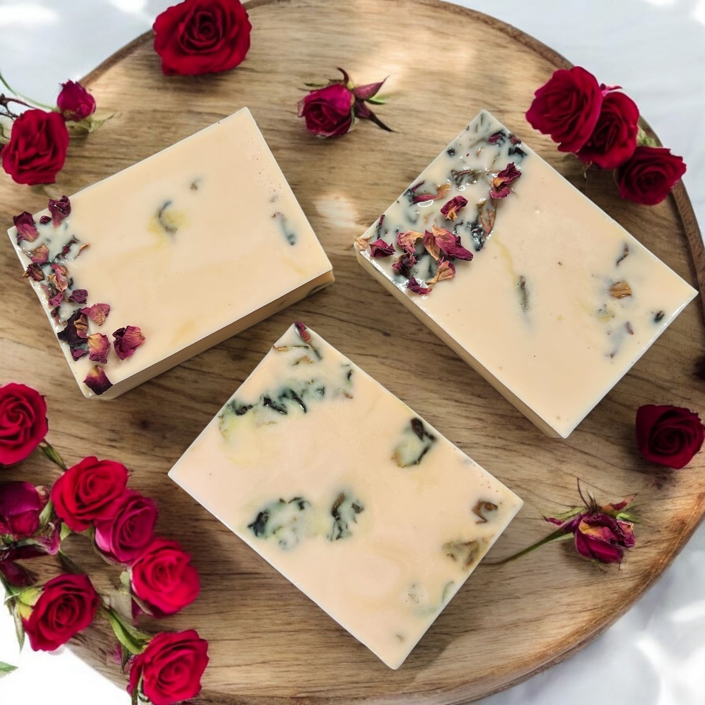 Glitzarati Atelier Goat Milk Lait De Rose + Oud 4 oz Soap Bar