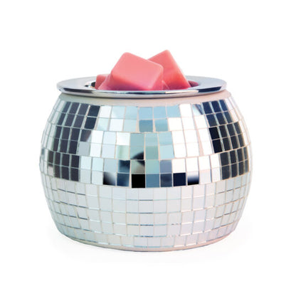 Ceramic Mirrored Disco Ball Wax Tart Warmer