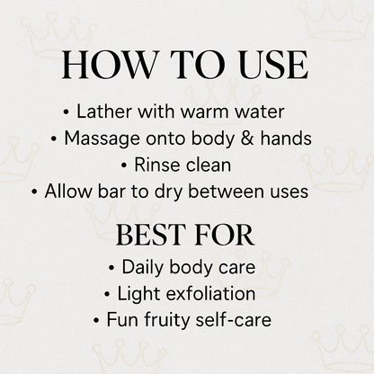 Instructions on how to use a product with a decorative background