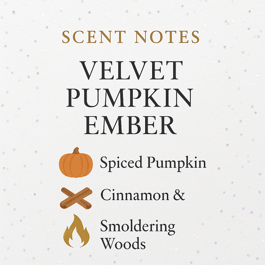 Velvet Pumpkin Ember Luxe Iridescent Wax Melts – Roasted Pumpkin, Smoked Vanilla & Amber Glow • 2.8 oz | Glitzarati Atelier