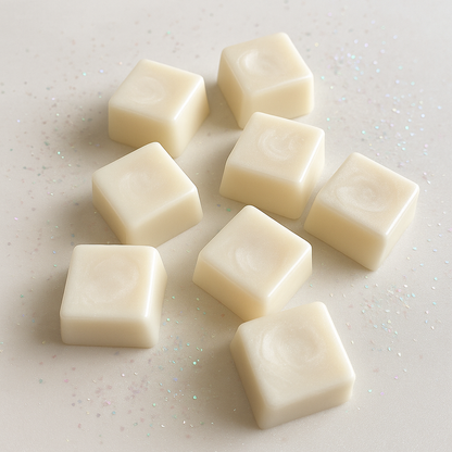 Luxury Wax Melts – 2.8 oz Coconut Soy Luxe Blend Clamshells • Handcrafted Artisanal Fragrance with Mica Swirl | Glitzarati Atelier