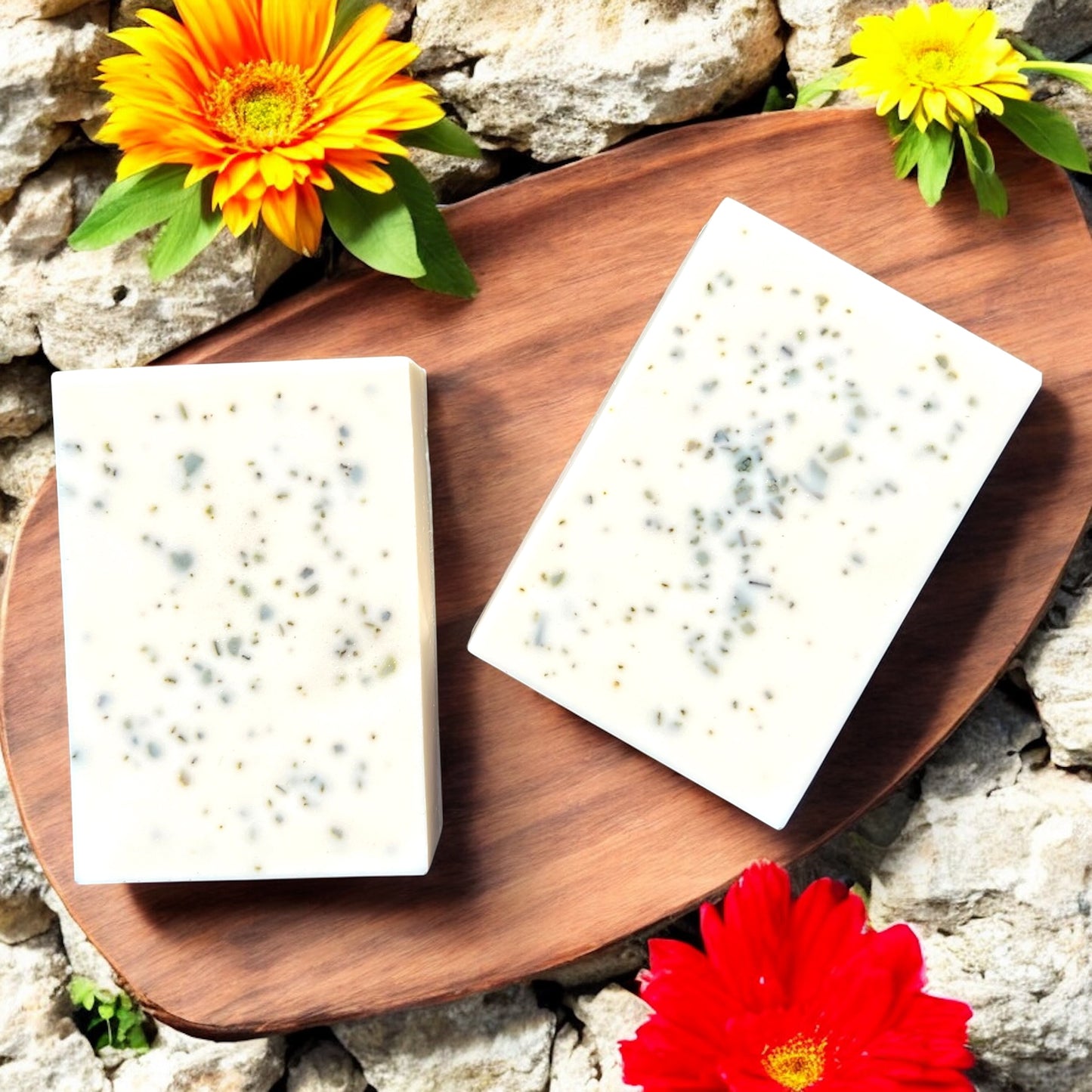 Glitzarati Atelier Naturals Goat Milk Sage + Serenity 3.5 oz Soap Bar