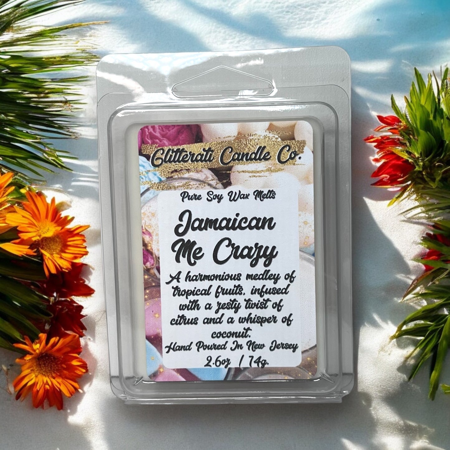 Handmade Pure Soy + Soy Blend Maximum Scented Wax Cube Melts 2.6 Oz Clamshells