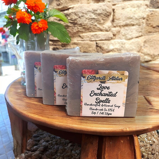 Handmade Natural Artisanal Cold Press Soap - Love Enchanted Spells