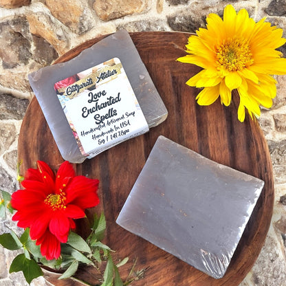 Handmade Natural Artisanal Cold Press Soap - Love Enchanted Spells