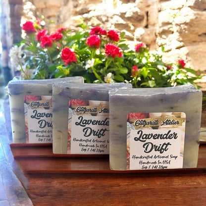 Handmade Natural Artisanal Cold Press Soap - Lavender Drift