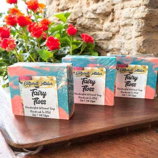 Handmade Natural Artisanal Cold Press Soap - Fairy Floss