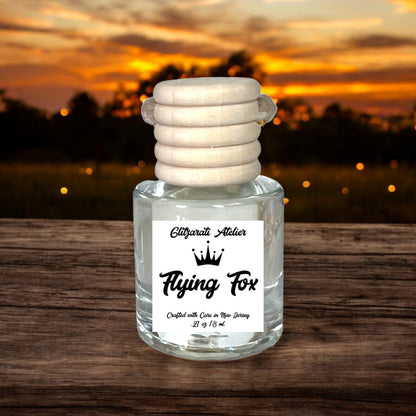 Flying Fox Scented Glass Hanging Car Oil Diffuser Freshener 8ml