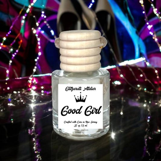 Good Girl Scented Glass Hanging Car Oil Diffuser Freshener 8ml